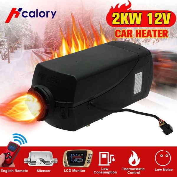 

car heater heating 12v 2kw diesels air parking heater air heating lcd switch with and remote control for trucks car
