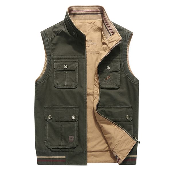 

brand vest men double-sides wear vest male pure cotton loose waistcoat chalecos para hombre plus size 6xl 7xl 8xl, Black;white