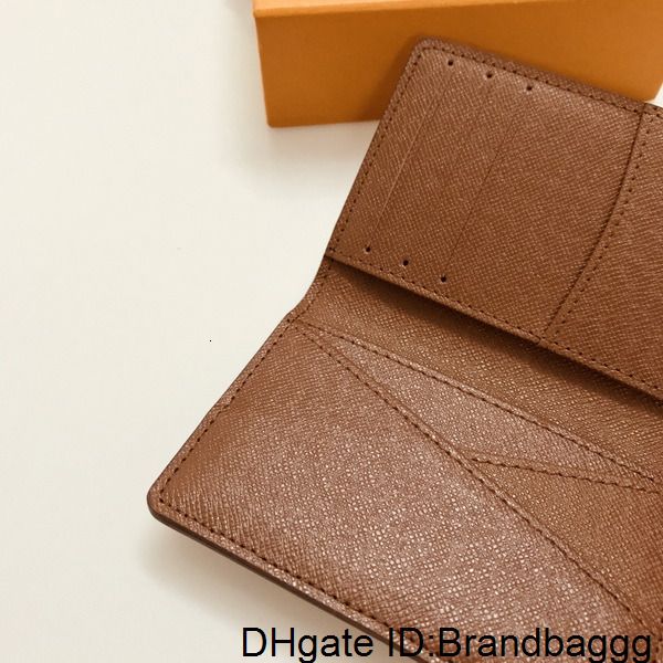 

m60502 designer france top luxury pocket organizer card holder mono gran canvas коричневый белый клетчатый холст бесплатная доставка хорошее, Brown;gray