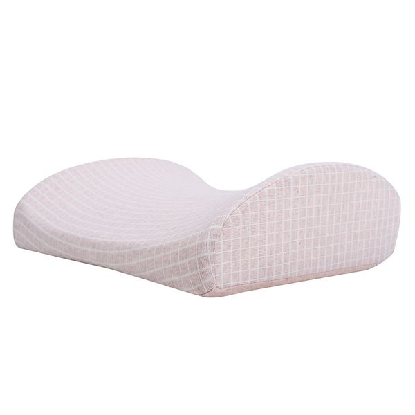 

memory cotton cushion pure cotton japanese plaid vehicle waist pillow car waist lean neck pillow car seat