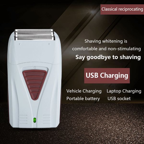 

reciprocating electric shaver beard trimmer shaving machine mini razor hair trimmer men face epilator hair removal device
