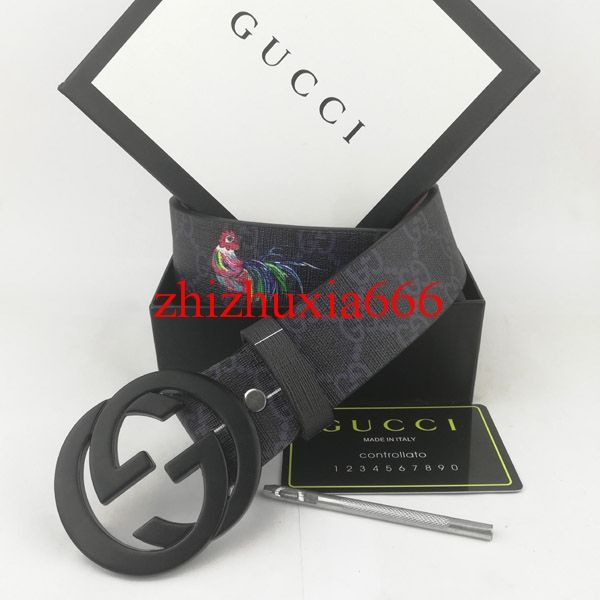 

2018 fashion british style two leather casual belt men real leather 99 smooth belt buckle youth belt one generation hair, Black;brown