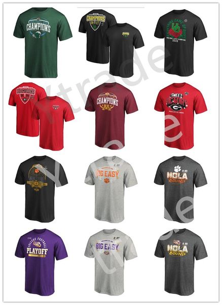 

lsu tigers ncaa clemson tigers college football wear playoff 2020 national championship fashion t-shirt fans sweet uo tees prined, Black;red