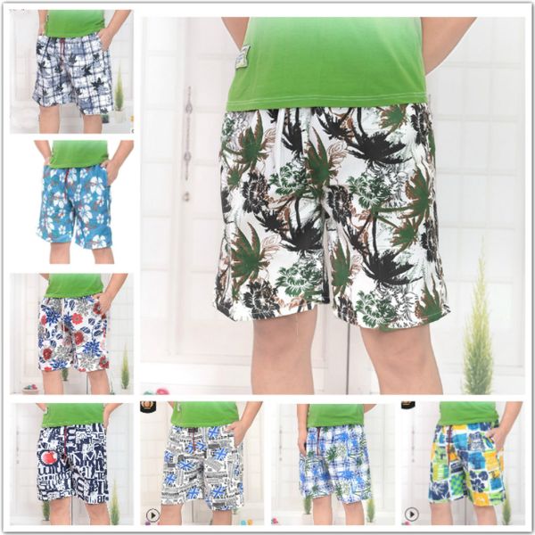 

men's beach pants slacks youth swimming seaside sports 95% polyester fiber trousers beach shorts average size 10 colors