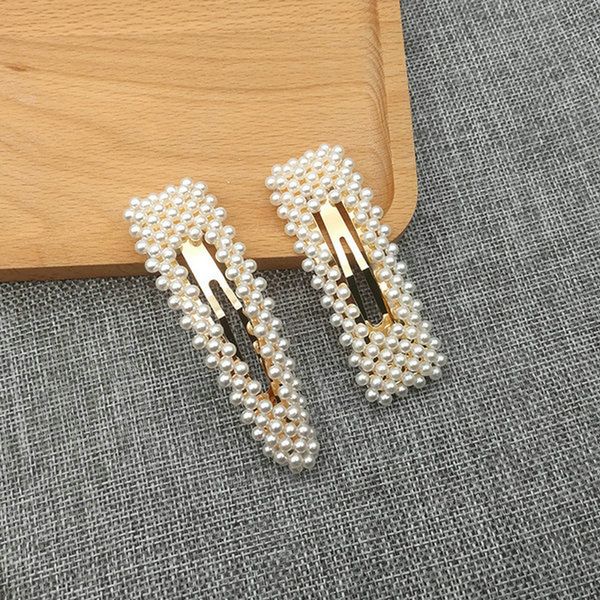 

клипы pearl side клип барретт hairclip шпильки жемчужно-белый волос для женщин parel haarstuk bruiloft rbjys, Black;brown