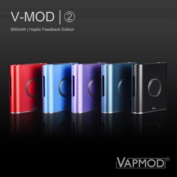 

Authentic VapMod Vmod 2 VV Box Mod 900mAh Battery Vaporizer Vape Variable Voltage II Mods Kit For 510 Thread Cartridge Carts New Colors