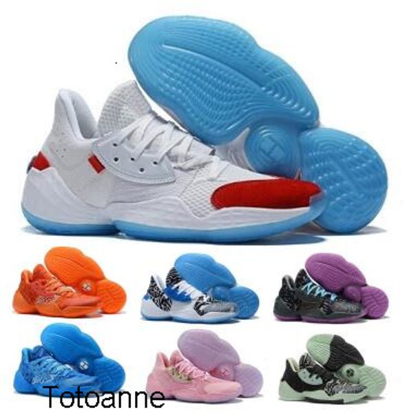 

new харден vol 4 mens basketball обувь pink lemonade candy paint white camo scarlet парикмахерское glow green royal ярко-синий bhm кроссовки
