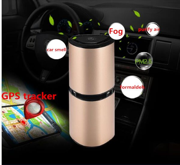 

car air purifier formaldehyde removing freash air ionizer and with gps tracker and usb out put for mobilephone