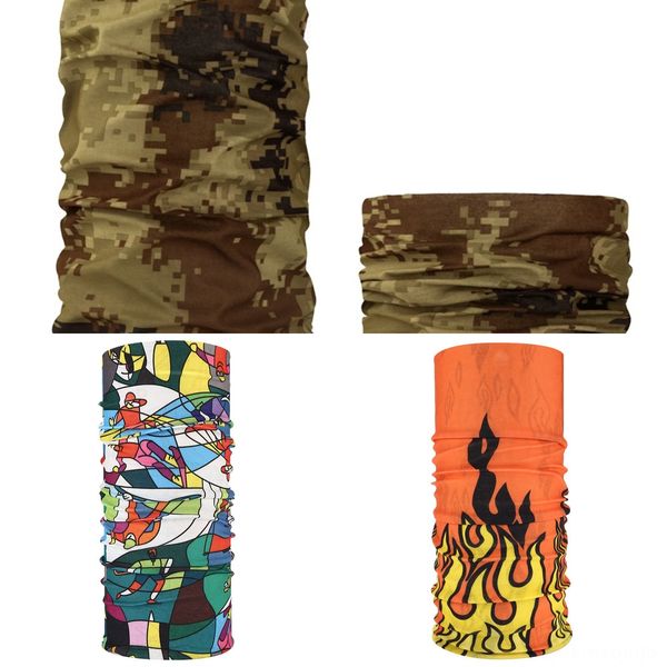 

xqmol magic hat seamless sunscreen scarf face mask collars windproof scarf multiple style outdoor fashion cycling, Black