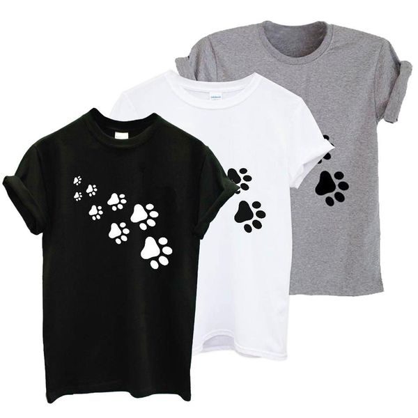 

women designer shirt women designer shirts womens t shirt fashion slim black and white geometric footprint print sleeved shirt 2019 new