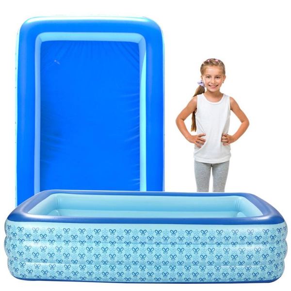 

pvc inflatable swimming pool thickened spacious play room sturdy family swimming pool spacious play room