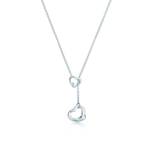 

new charm gift 925 sterling silver water drop pea pendant tif necklace cross smile sun necklace jewelry match world jewelry