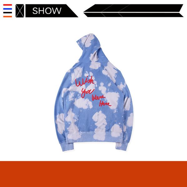 

0520 дизайнер толстовки для женщин пуловер мужчин хип-хоп стиль балахон уличный стиль свитер унисекс толстовки захватывающую дикий, Black