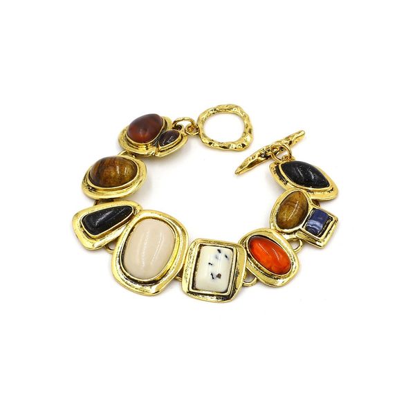 

fashion 2019 new women bohemian bracelets stone bracelets bangles jewelry vintage geometric fashion, Black