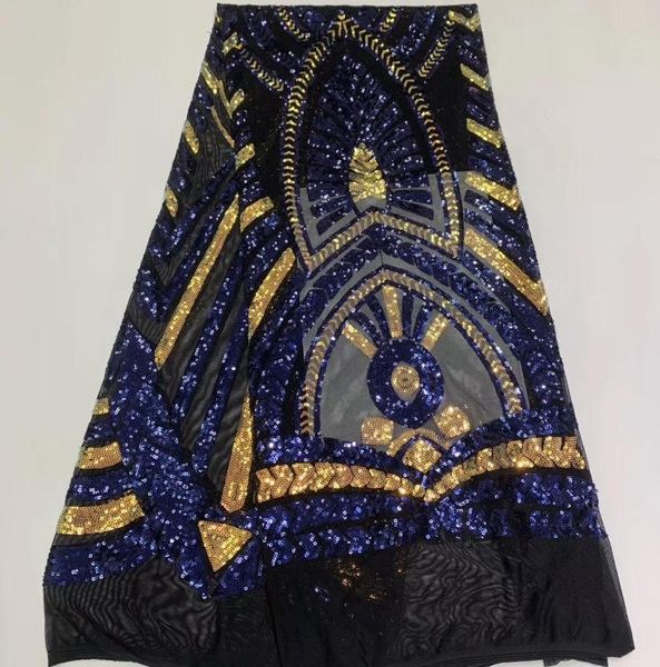 

sequence lace fabric fashion african french tulle lace fabric bridal nigerian sequins ts9079, Pink;blue