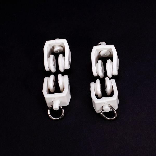 

10pcs track runner track tracking with plastic curtain runner grommet