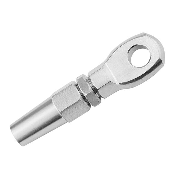 

durable 316 stainless steel wire cable rope eye diy fitting rigging hardware