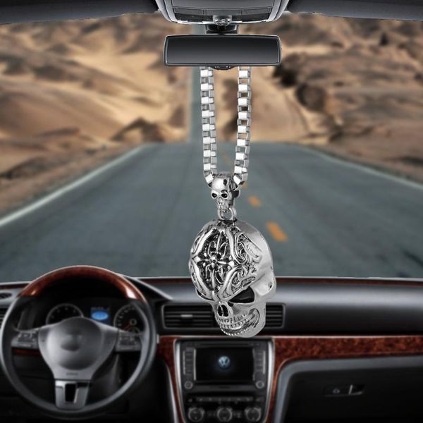 

bemost car pendant skull ornaments automobiles rearview mirror suspension decoration auto accessories styling fashion gifts