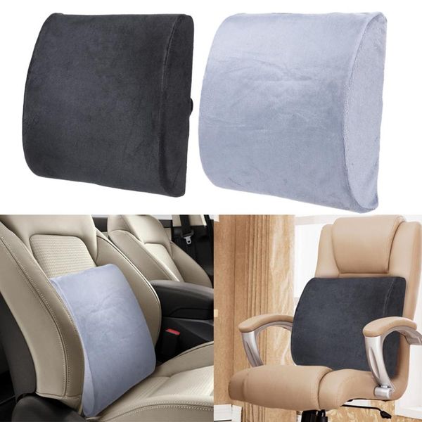 

high-resilience washable memory foam lumbar cushion car seat massage relief pillow home office chair lower back support pillows