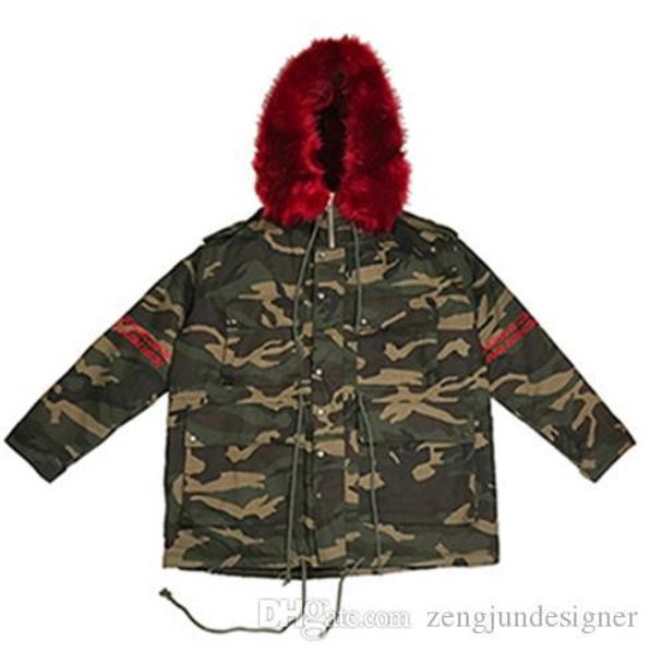 

камуфляж толстая верхняя одежда с длинным рукавом с капюшоном мода стиль homme одежда пара теплый стиль повседневная одежда мужская зима диз, Black
