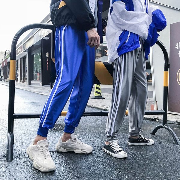 

2019 новый bling брюки мужские повседневные loosetrousers мужчины хип-хоп карандаш шаровары мужчины весна joggers пара плюс размер м-5xl, Black