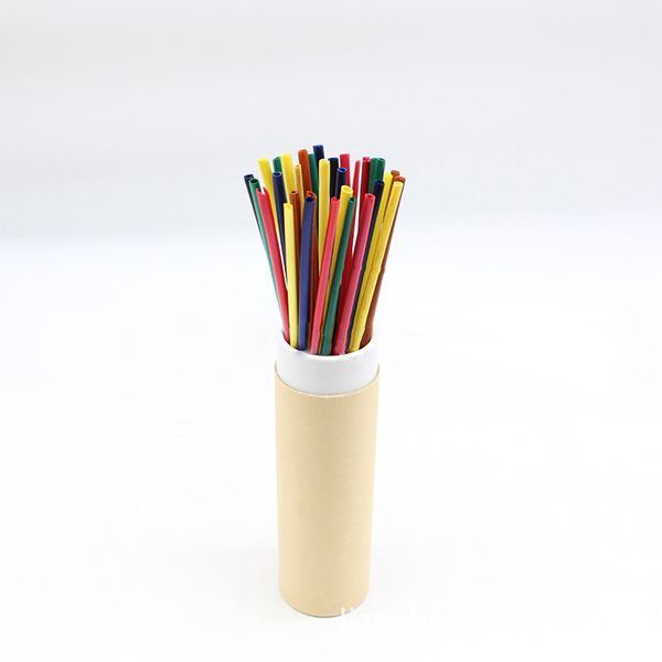 

100pcs/set wheat straw eco-friendly drinking straws biodegradable disposable party straws candy bar kitchen accessories