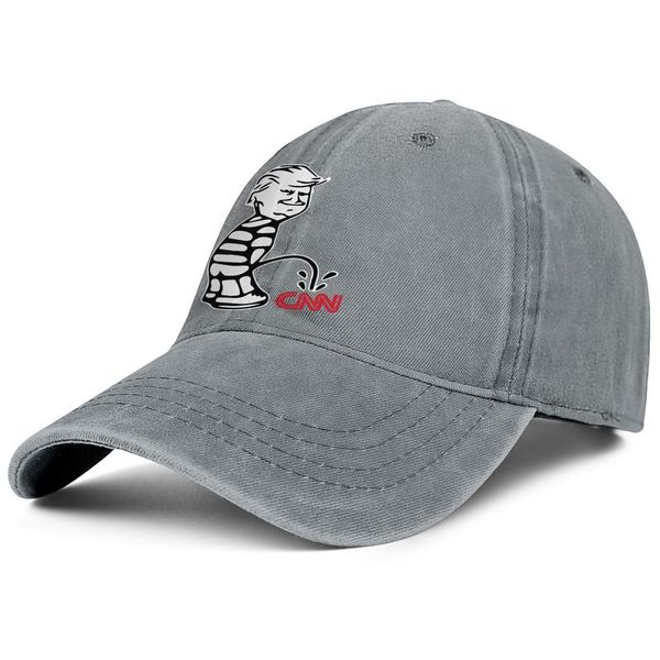 

donald trump cnn denim baseball cap golf fashion personalized stylish hats logo cnn sucks transparent 1 10 cnn-airport-network, Blue;gray