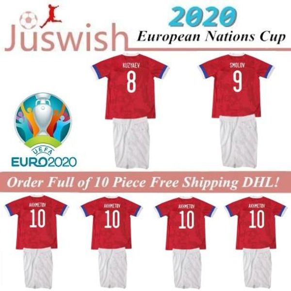

kids european cup 2019 russia home soccer jerseys 19 20 arshavin miranchuk zhirkov erokhin kombarov smolov football shirt, Black