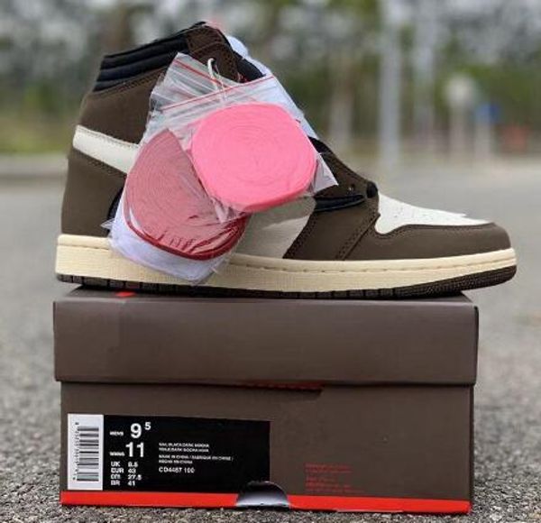 

1 high travis scotts cactus jack og sp ts one 1s low og basketball shoes black men women brown desginer sneakers