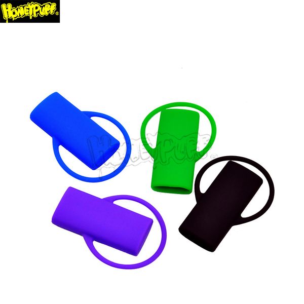 Diferentes cores Nova Silicone Capa de Isqueiro Seguro Clipe Chaveiro Cadeia Cadeia Lighter Holder Secure Titular Acessório de fumar