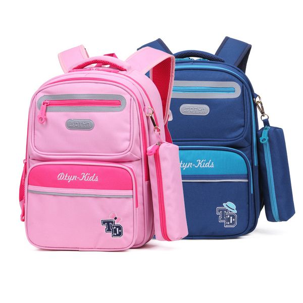 

lightweight children's school bag girls boys large capacity schoolbags orthopedic ridge protection backpack