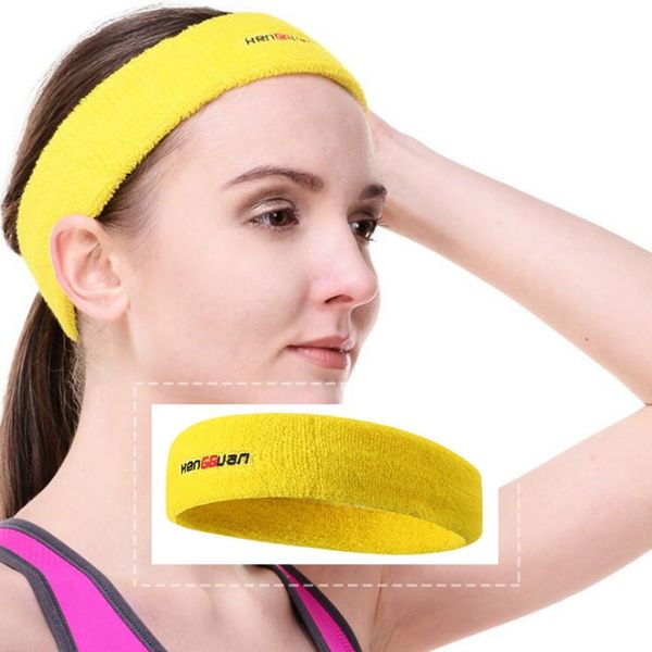 

elastic sweatband men women sports headband fitness anti-slip yoga basketball volleyball cycling hair band
