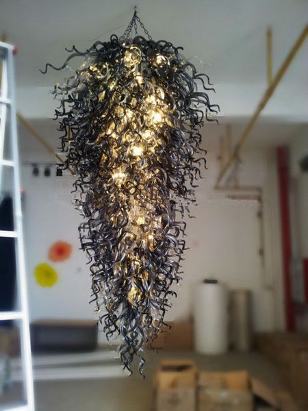 

современный домашний декор искусство освещения крепеж 100% ручной выдувного стекла люстра чихули стиль современная подвеска кристалл лампы