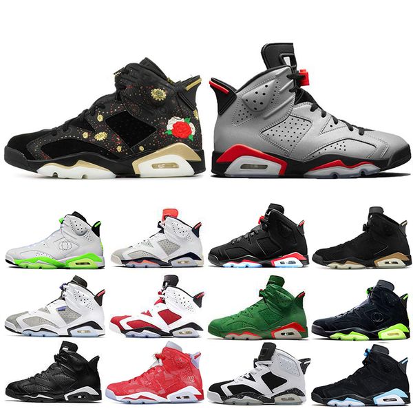 

2020 new dmp flint infrared bred 6 6s men basketball shoes 3m reflective bugs bunny tinker oregon unc oreo mens trainers sneakers