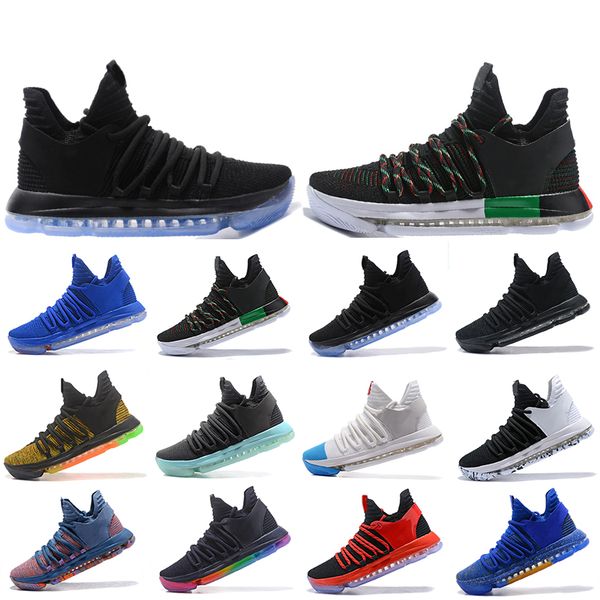 

Hot Sale Zoom KD 10 Mens Basketball Shoes Be True BHM celebration All Star Fruit pulp Igloo Designer Trainers Sports Sneakers US 7-12