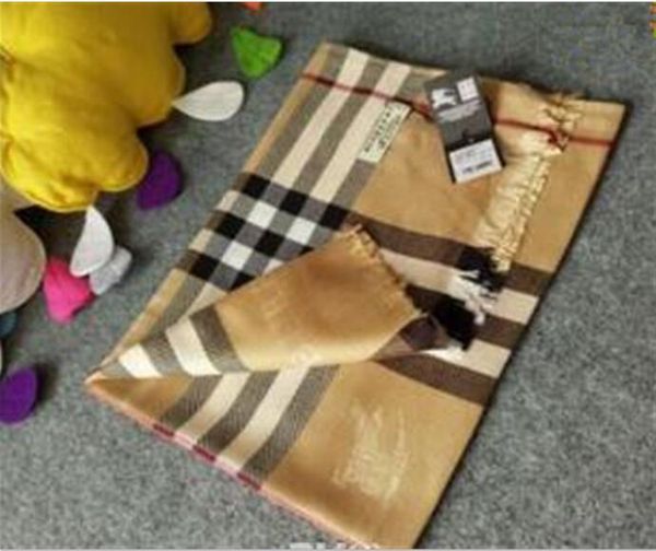 

scarf women men brand design large long scarves autumn soft shawls classic scarf gift 180*70cm, Blue;gray