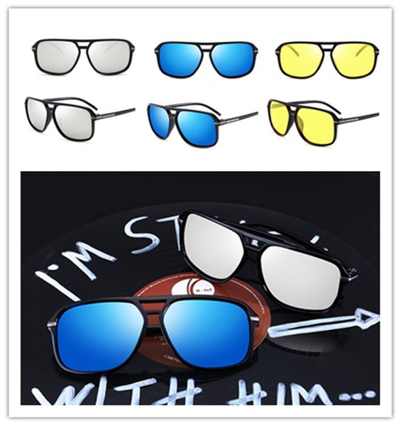 

мужские наряды поляризованные очки pilot классическая летняя защита от ультрафиолетовых лучей зеркало sunglass урожай ретро очки очки водите, Blue