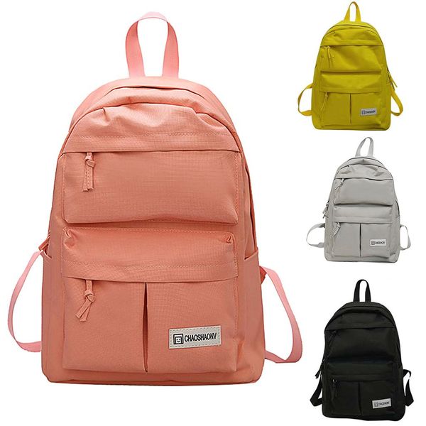 

backpack in men's casual daypacks couple schoolbag travel hiking bag solid women backpacks collection luminous bag gq9