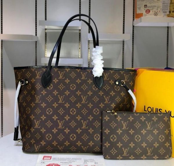 

neverfull printing l letter rope handbags old flower pattern bag tide purse famous brand shoulder leather bags mm gm shopping neverfull bag