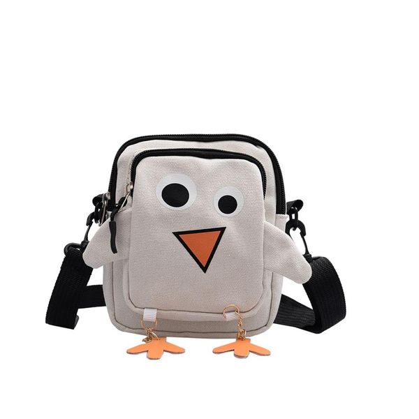 

cute bird shape small pack women crossbody shoulder canvas bag cute cartoon funny bag crossbody bags for women mini phone /e
