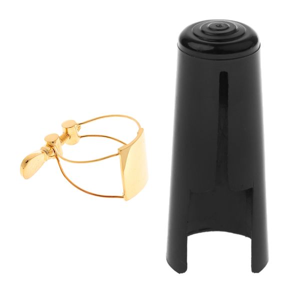 

alto saxophone mouthpiece ligature with cap wind woodwind instrument parts