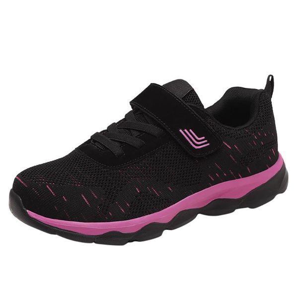 

2020 new women sneakers fashion casual ladies shoes woman lace-up mesh breathable female sneakers zapatillas mujer dropship 3, Black