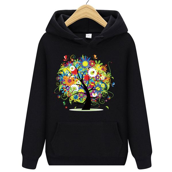 

men's hoodies & sweatshirts 2021 and women's hooded casual spring autumn selling custom wholesale, Black