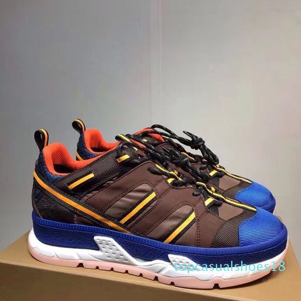 

2019 british classic mens designer shoes comfortable casual mesh and nubuck union platform men shoes size 38-45 t18, Black