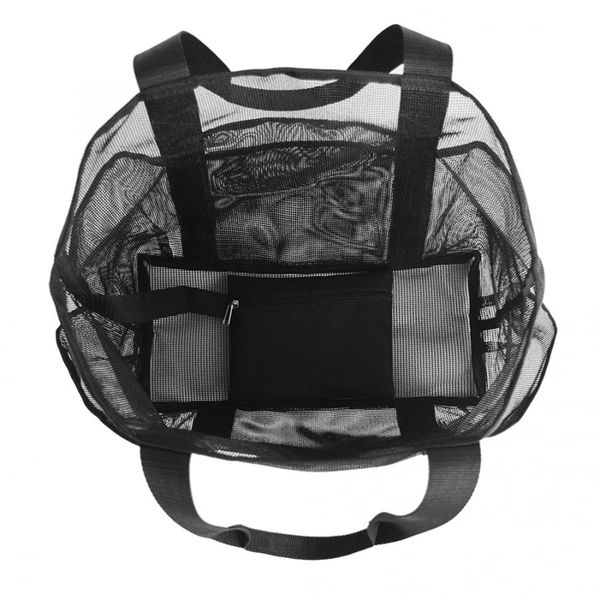 

large beach bags divers watersports net bag toy tote bag with multiple pockets swimming pool beach net handbag