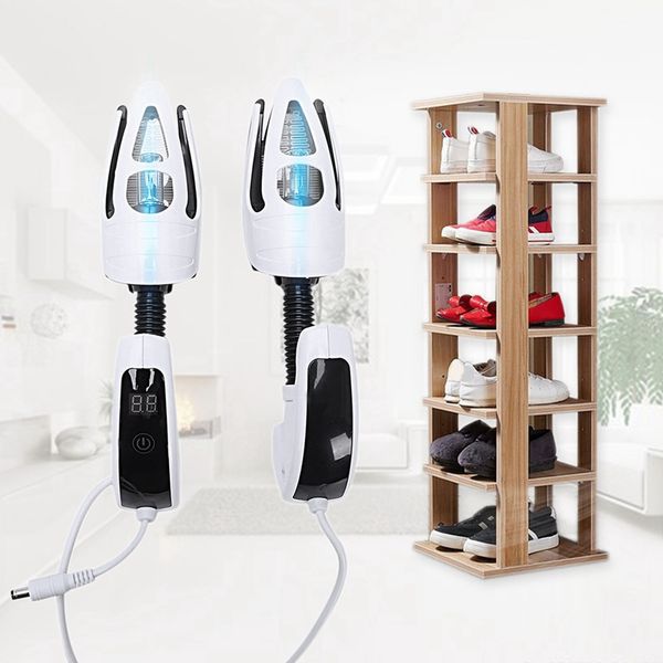 

electric shoe dryer deodorant uv shoe sterilizer led screen timer press switch dryer uk plug