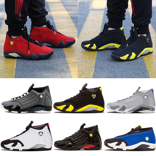 

designer 14 14s thunder basketball shoes black toe desert sand rip hamilton last smens sport sneakers 41-46