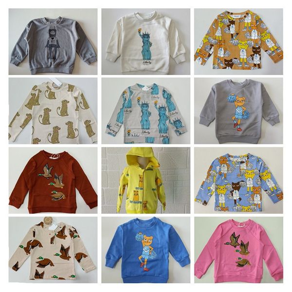 

bobozone ducks t-shirt sweatshirt for kids girls boys y190516, Blue