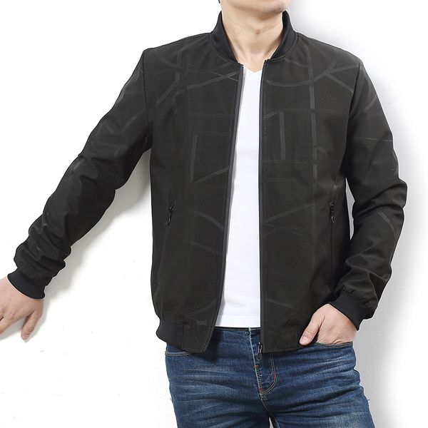 

8xl 7xl 6xl plus size brand sale quality bomber casual jacket trench coat black solid coats clothing jacket clothes, Tan;black