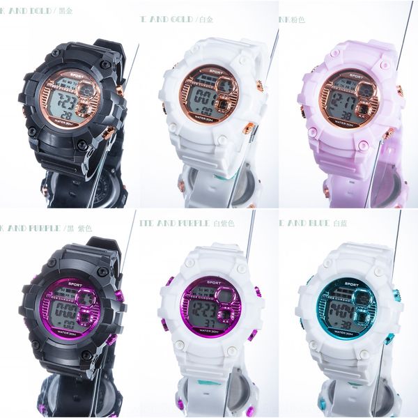 

unicorn super fire electronic electronic watch matcha green female middle school student girl waterproof sports outdoor watch, Blue